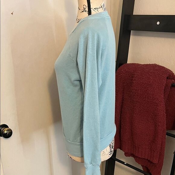 Jungmaven Blue Pullover Modern Casual Sweater - Picture 3 of 9